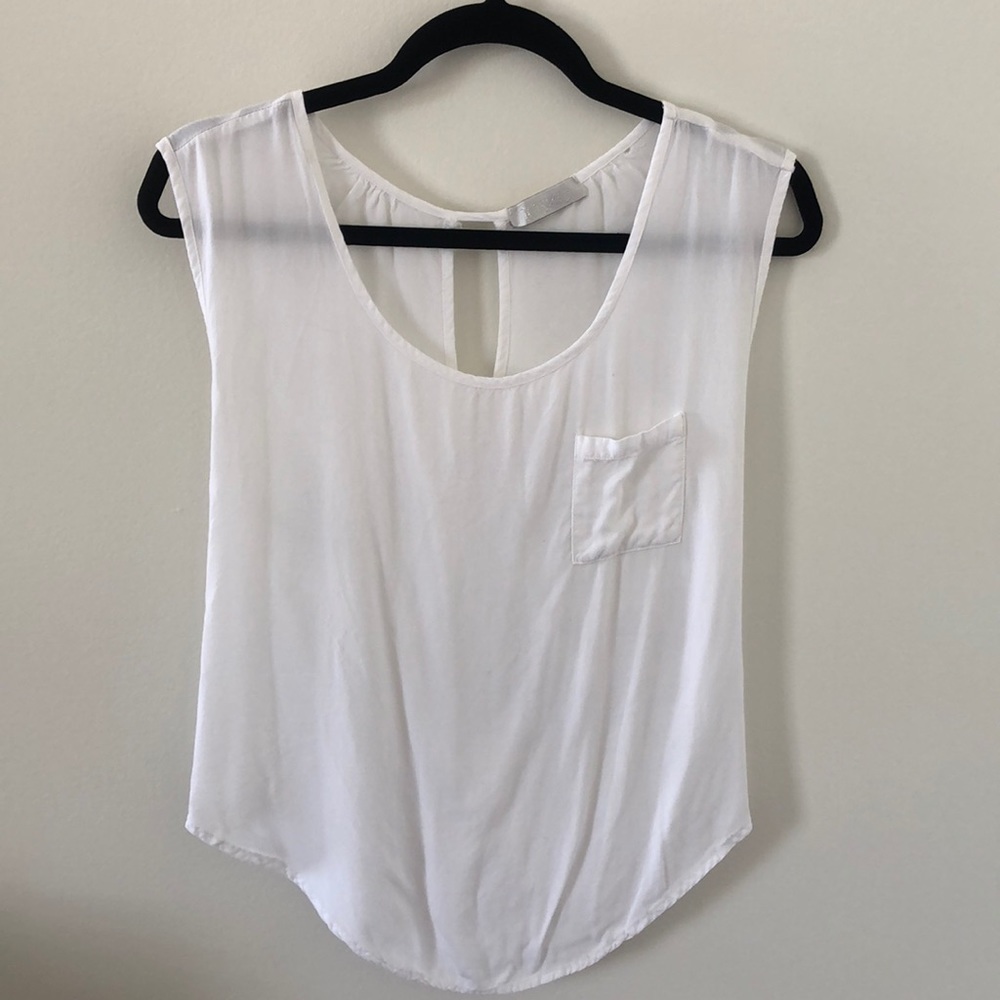 Toska White Tank Top